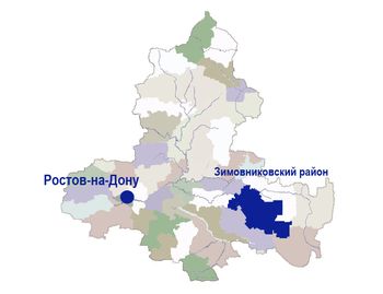 Зимовники ростовская область на карте карта