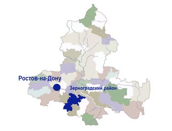 Карта зерноградский район ростовской области